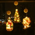 thumbnail image 4 of Mistaha LED Christmas Decorative String Lights with Suction Cups and Battery Operated for Room Window Curtain Decoration - Warm White Santa Claus (Elk), 4 of 6