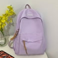 thumbnail image 3 of MesaSe Nylon Fashion Backpack Casual Candy Color Solid Color Shopper Bag (Green), 3 of 5