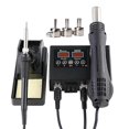 thumbnail image 1 of Soldering Iron Digital Temperature Adjustable 2 in 1 Hot Air Heat Gun SMD Welding Desoldering Rework Solder Station Repair Tools, 1 of 5