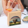 thumbnail image 6 of Ryvnso Elephant and Rainbow Acrylic Napkin Holder Table Kitchen Paper Tissue Organization, 6 of 7