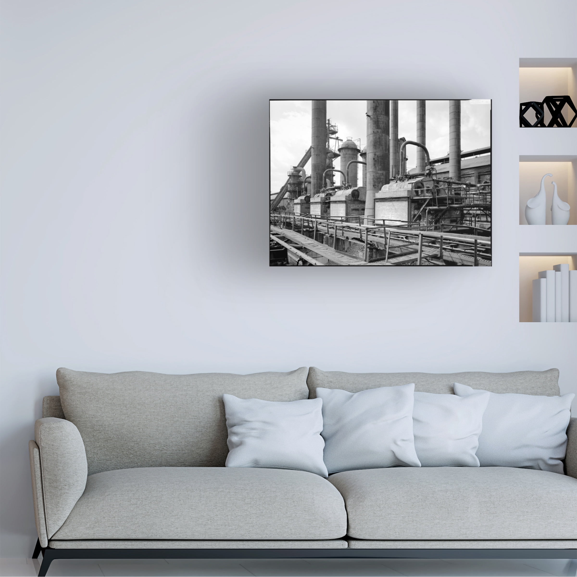 Print Collection 'Industrial Photograph ' Canvas Art