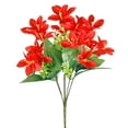 thumbnail image 2 of 1 Bundles Artificial Tiger Lily Silk Flowers Faux Fake Lilies Plants for Wedding Bouquet Home Party Indoor Table Hotel Office Vase Floral Arrangements Outdoor Garden Decor,Artificial Faux Lily Flower, 2 of 9
