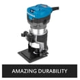 thumbnail image 2 of Compact Router 1.25HP Wood Router Kit - 800W Variable Speed with 3 Bases, 2 of 6