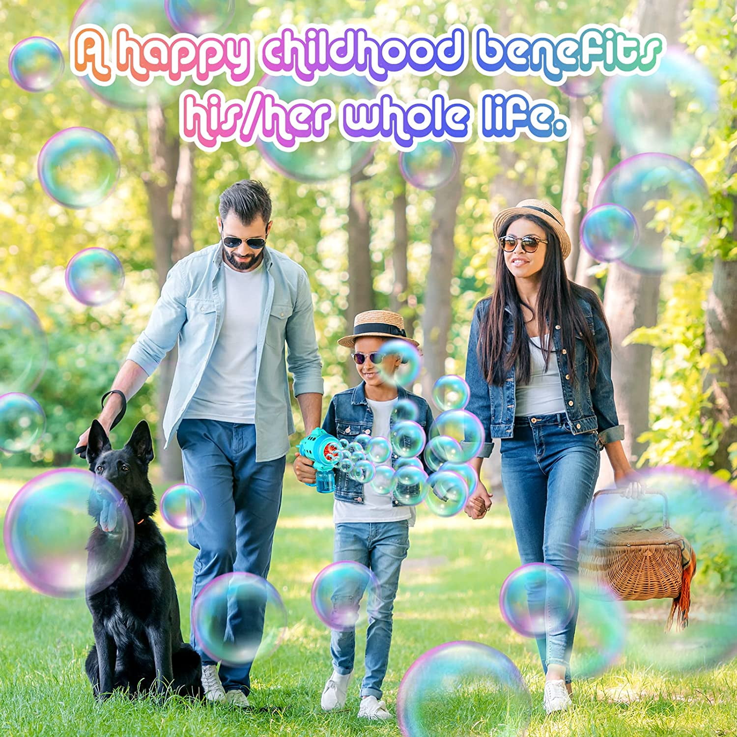  Bennol Bubble Gun, Bubble Machine Gun for Kids Toddlers with  Rich Bubble & Led Light, Automatic Bubble Machine Gun with 360° Leak-Proof  Design, Bubble Gun Maker Blower for Backyard Birthday Parties 