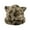 Khaki, variant on harmtty Winter Hat Solid Color Bear Ear Decor Windproof Warm Knitted Hat Lightweight Breathable Thermal Hat Cold Weather Headwear