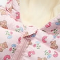 thumbnail image 5 of GYRATEDREAM Baby Girls Snowsuit Infant Winter Clothes Newborn Hooded Jacket Toddler Jumpsuit Coat Newborn Baby Bear One Piece Outfit Suit, 5 of 9