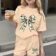 thumbnail image 2 of Vestido de manga corta para niños Día de San Patricio impreso de dos piezas Conjunto de cuello redondo con pantalones cortos, blusa de manga corta, 2 of 6