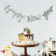 thumbnail image 3 of Pancarta Personalizada Cateissary 1 Uds. de Papel Blanca 16.4 Pies Decoración para Cumpleaños Oro, 3 of 6