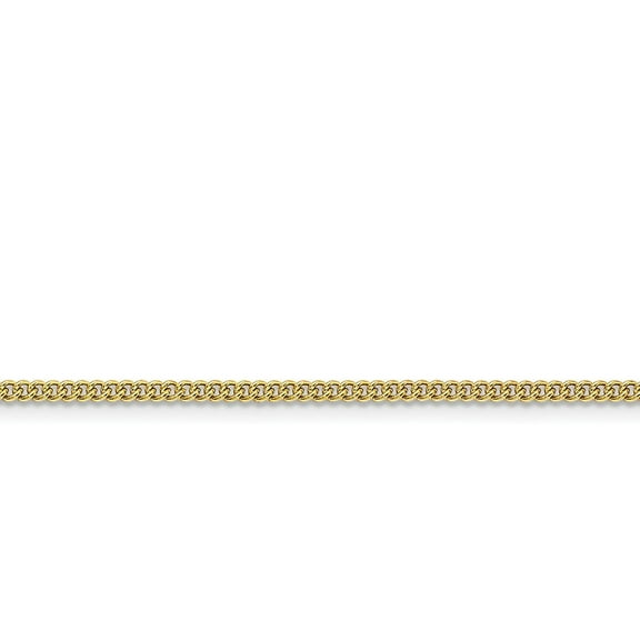 Stainless Steel Ip Gold-Flashed 2.25mm 24inch Round Curb Chain Necklace - 21.0 Grams - 24 Inch