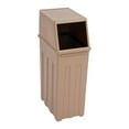 thumbnail image 4 of 8 Gallon Trash Can, 8 Gallon Slim Kitchen Trash Can Slim Trash Can with Lid Tall & Narrow Trash Bin 8 Gallon Garbage Can for Home, Kitchen, Light Coffee, 4 of 8