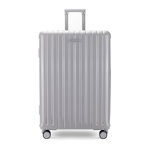 Open Box iFLY Odyssey 28" Hardside Checked Luggage, Gray