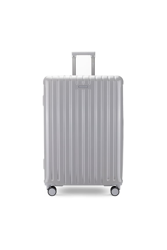 Open Box iFLY Odyssey 28" Hardside Checked Luggage, Gray