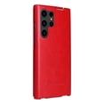 thumbnail image 4 of Decase for Samsung Galaxy S24 Premium Flip PU Leather Case,Slim Retro Full Body Protection Rugged Shockproof Anti-Drop Protective Phone Case Compatiable with Galaxy S24,Red, 4 of 5