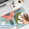 thumbnail image 4 of Long Mouse Pads for Desk,Pastel Pioneer Flower Pattern Desk Mats on Top Of Desks, Desk Mouse Pad Extra Large with 3mm Non-Slip Base and Stitched Edge for Gaming,Office,Work,Home 31.5"x11.8", 4 of 6