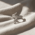 thumbnail image 2 of Sterling Silver Cz Wrap Around Snake Ring for Women and Teens - Size 6, 2 of 7