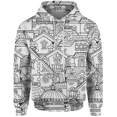 thumbnail image 3 of Sudadera con estampado urbano de moda Ropa para hombre Cómoda Movimiento Ropa para hombre moderna y versátil Sudaderas para hombre, 3 of 5
