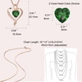thumbnail image 4 of LAVUMO Heart Necklace for Women Sterling Silver 925 Jewelry Gift for Her, 4 of 5