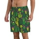 thumbnail image 2 of Fotbe Cactus 1 Trajes de Baño Estampados para Hombre, Shorts de Verano de Secado Rápido, Ropa de Playa, Bañadores-Medium, 2 of 6