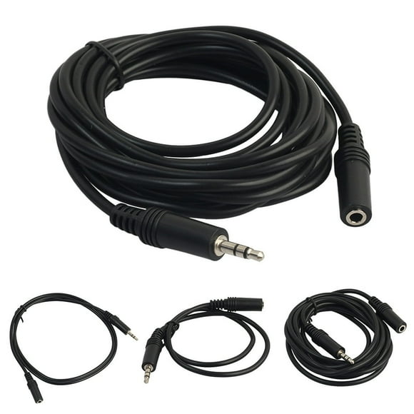 CNKOO 3.5mm Male to 3.5mm Female Extension Stereo Audio Cable Tool Headset Dual Use