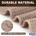 thumbnail image 2 of 6-pack waffle pattern microfiber cleaning cloths kitchen cloths, 2 of 5