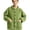 Green, variant on Women's Fleece Bed Jacket, Soft Warm Button Down Long Sleeve Sleep Jacket with Pockets, Cozy Loungewear Top
