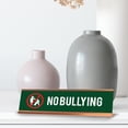 thumbnail image 3 of No Bullying, Stickman, Gold Frame Desk Sign (2x8"), 3 of 3