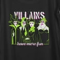 thumbnail image 2 of Women's Disney Villains Have More Fun Scoop Neck Black Medium, 2 of 4
