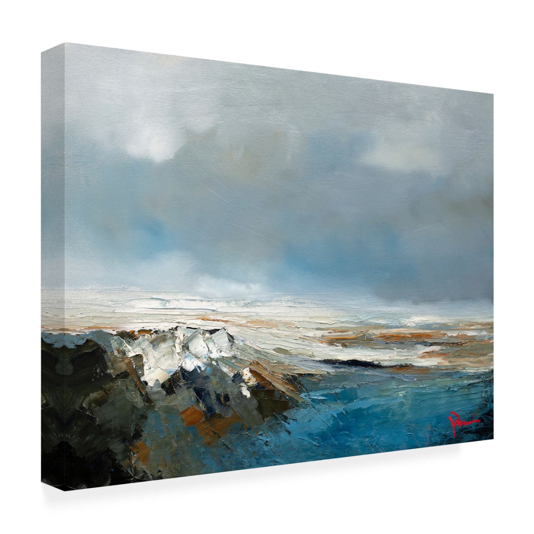 Canvas Wall Art - Patrick Dennis 'Build Up' Wall Art for Living Room, Bedroom, or Office Décor by Trademark Fine Art - 19 x 14 Inches