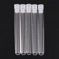 thumbnail image 4 of 100pcs Clear Plastic Test Tube With Cap 12x100mm U- Bottom Long Transparent Test Tube Lab Supplies, 4 of 5