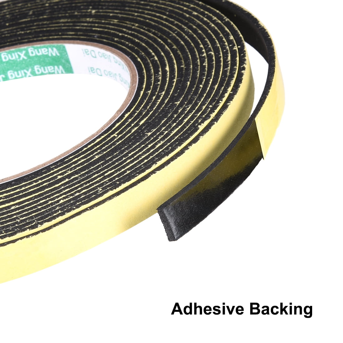 Unique Bargains Foam Seal Tape for Weatherproofing 10mm Wide 2mm Thick 16.4 Feet Long