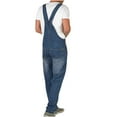 thumbnail image 4 of Brnmxoke Men's Bib Overalls Denim Big and Tall Outdoor Work Heavy-duty Jeans Jumpsuits Stylish Pocket Overalls, 4 of 8