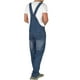 thumbnail image 4 of Hombres Casual Moda Soid Pecho Bolsillo Washed Denim Suspender Pantalones largos Pantalones cargo Pompotops oipoqjl42943, 4 of 8