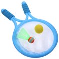 thumbnail image 1 of SEWACC 2pcs Tennis Racket Lightweight Tennis Rackets With Balls For Outdoor Sports And Beach Games For Aged Blue, 1 of 7