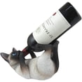 thumbnail image 2 of DWK Siamese Cat Wine Bottle Holder - 9", 2 of 6