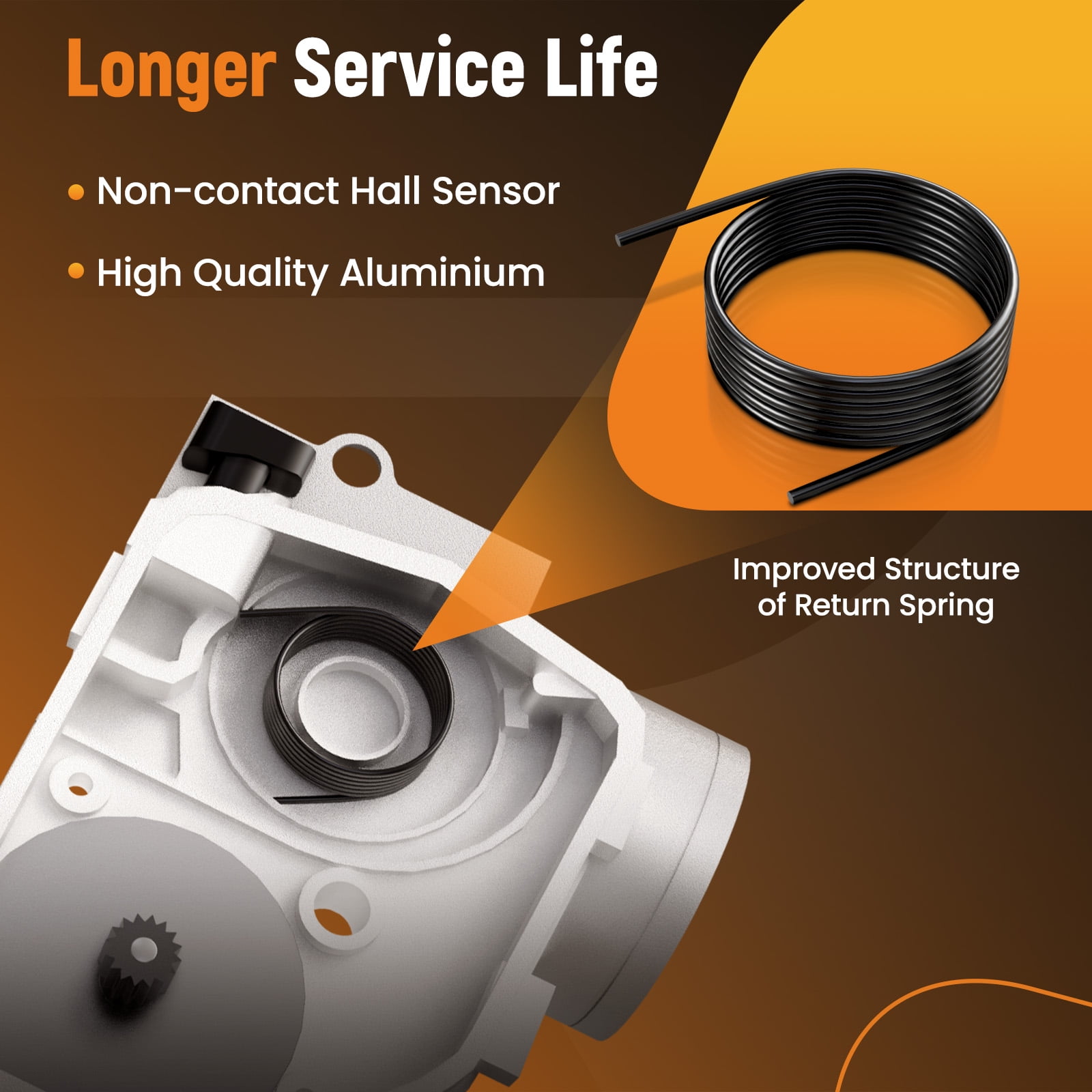 maXpeedingrods Electronic Throttle Body for Hyundai Elantra Ix35 Tucson 2011-2018, for Kia Forte Forte5 Soul Rondo 2012-2018, 35100-2E000 67-9009 337-50300