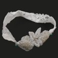 thumbnail image 2 of Liga de boda novia Zulema flor mariposa encaje Rhinestone gallina liga, 2 of 7