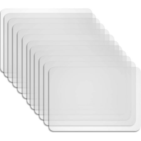 

12-Piece Plastic Mat Placemat Table Mat Heat-Resistant Placemat Placemat Suitable for Dining Table Dining Room Kitchen