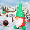 thumbnail image 5 of GOOSH Christmas Inflatables 6 FT Inflatable Christmas Gnome with Built-in LED Lights, Outside Blow Up Gnome Christmas Gnome Inflatables, Outdoor Christmas Decorations Clearance for Xmas Holiday Party, 5 of 7