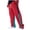 ButtonDecor-Red, variant on White Side Stripe Sweatpants for Men Drawstring Baggy Jogger Pants Casual Athletic Workout Pants with Pockets XL