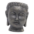 thumbnail image 3 of Maceta Decorativa Maceta Florero Centro de Mesa Ornamento Buddha Cabeza Resina con Agujero de Drenaje Adecuada para Regalo Colección Balcón 9 cm x 94 cm x 11 cm, 3 of 8