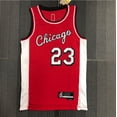 thumbnail image 3 of Traje de baloncesto de los Chicago Bulls Bulls No. 23 Jordan Jersey Flyer Traje de prensado en caliente MN Retro, 3 of 5
