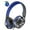 Black & Blue, variant on Seenda Kids Headphones, Wired Headphones for Kids On-Ear with Microphone, Foldable Stereo Tangle-Free Headphones for Girls Boys School Travel