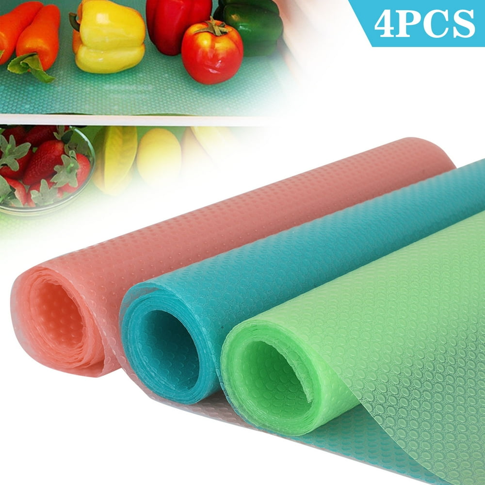 EEEkit Refrigerator Pad, 8/4PCS Antifouling Refrigerator Shelf Liners