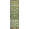 thumbnail image 2 of Addison Rugs Mayfield Premium Machine Washable Transitional Aztec Green Runner Rug, 2'3" x 7'6", 2 of 6