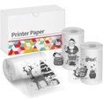 thumbnail image 1 of UTAH-Sticker Paper Clear Thermal Paper 50mm x 3.5m, Transparent Adhesive Printer Paper for T02 M02 Mini Printer,Permanent Paper for Photo Label Journal Study Texts and More, 3 Rolls, 1 of 4