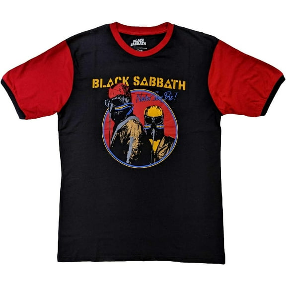 Black Sabbath Unisex Raglan T-Shirt Never Say Die (Small)