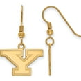 thumbnail image 1 of Ss/Gold Plated Sterling Silver With Gp Logoart Youngstown State University Sm Dangle Earrings (32 X 19) Made In United States gp003ysu, 1 of 5