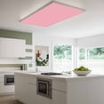 thumbnail image 3 of Pink Magnetic Fluorescent Light Covers for Ceiling Lights 2 x 4 Feet, Pure Pink Office Classroom Kitchen Drop Ceiling Light Covers Lighting Filters Shade Panel 1 Pack, 3 of 9