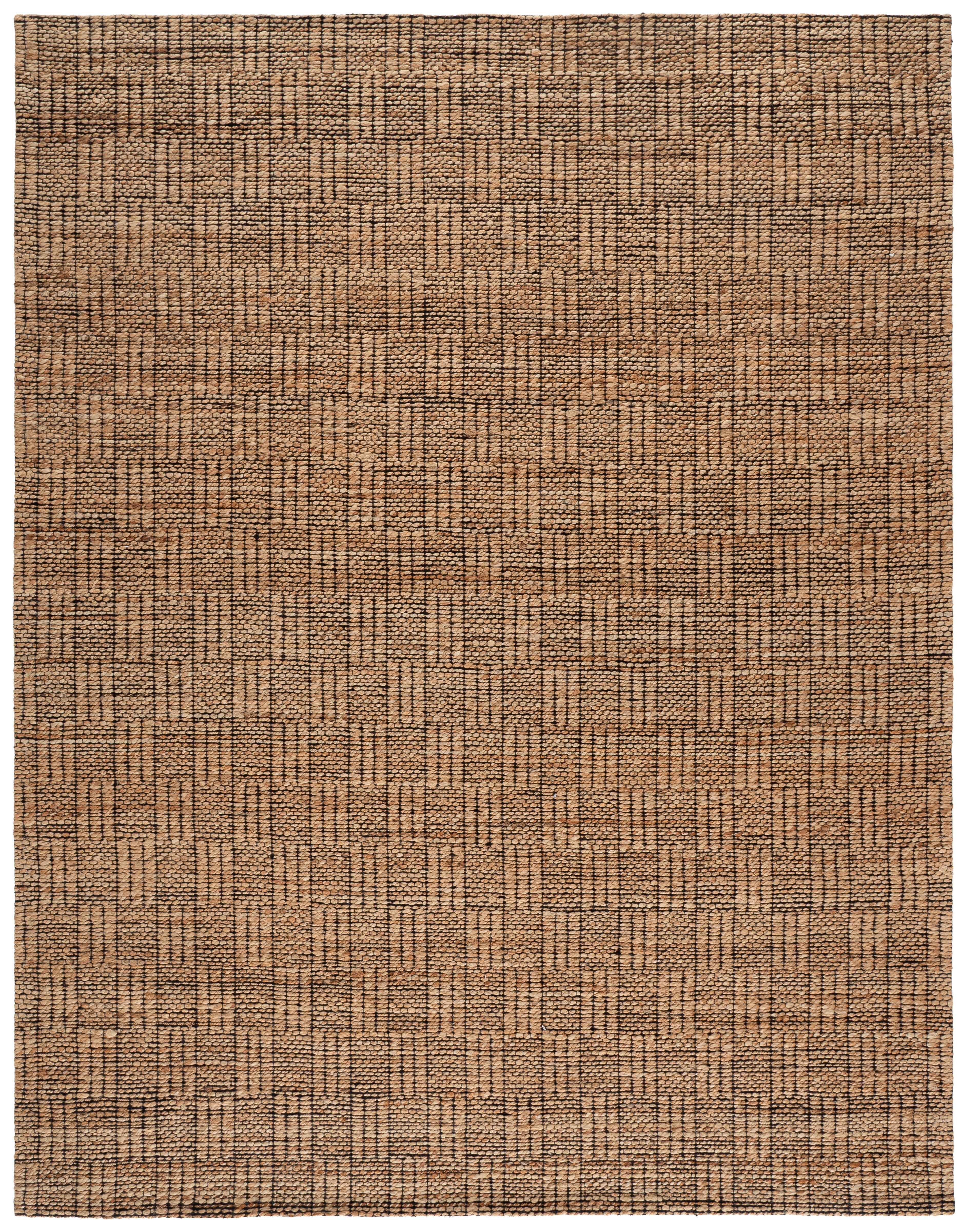 Safavieh Natural Fiber Meryl Geometric Area Rug, Natural/Black, 9' x 12'