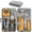 Light Yellow, variant on Tool Kit Yellow 20pc. Small For Home Diy & Office Repairs. Compact And Lightweight Tools In A Portable Book-sized Case.